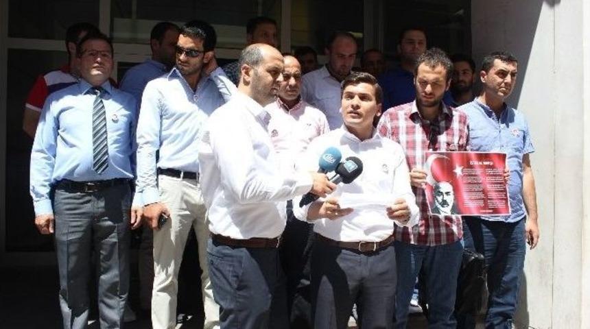 &Ccedil;atı Aday İhsanoğlu&rsquo;na İstiklal Marşı G&ouml;nderdiler