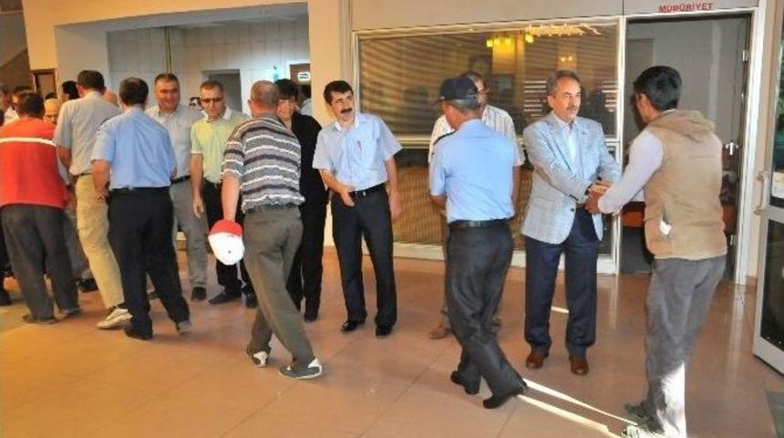 Başkan Akkaya Personel İle Bayramlaştı
