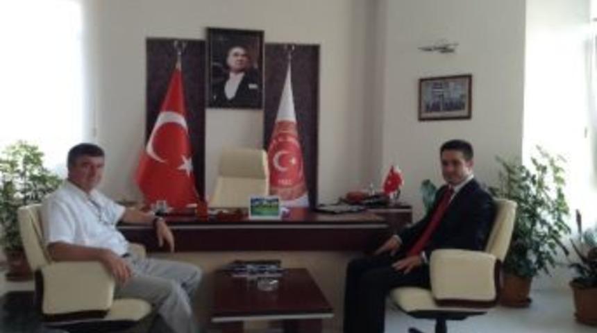 İl Mili Eğitim M&uuml;d&uuml;r&uuml; Memiş'ten İgm Meclis Başkanı Aytop&rsquo;a Ziyaret