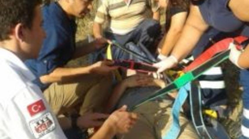 80 Metreden D&uuml;şen Paraş&uuml;t&ccedil;&uuml;n&uuml;n Ayağı Kırıldı