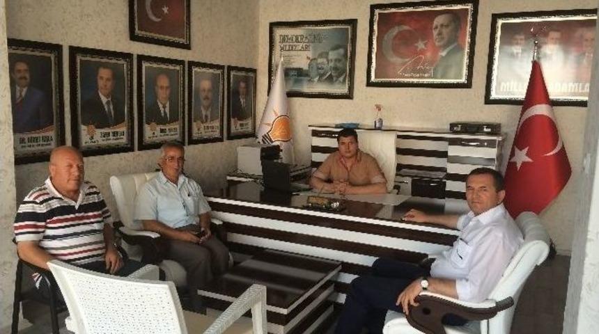 Başkan Mergen Ak Parti İl&ccedil;e Başkanını Ziyaret Etti