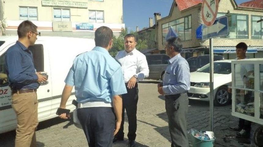 Kaymakam Şahin Tek Y&ouml;n Uygulamasını Y&ouml;netti