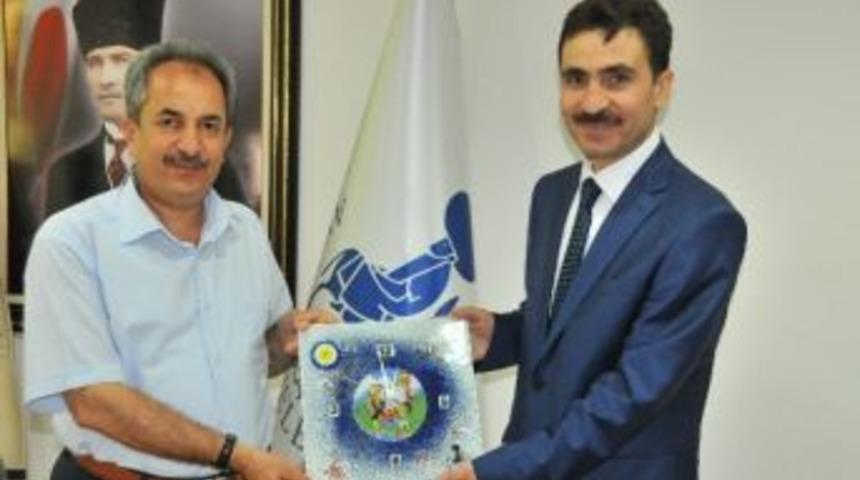 Başkan Akkaya&rsquo;ya Kadastro Daire Başkanından Ziyaret