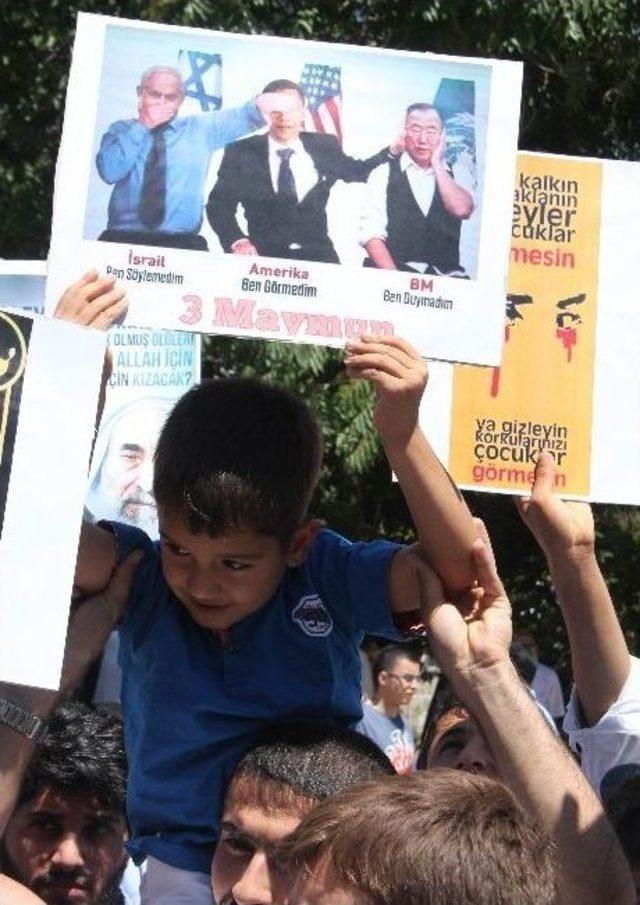 Elazığ’da İsrail Protestosu