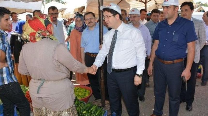 Başkan Yazgı Semt Pazarında
