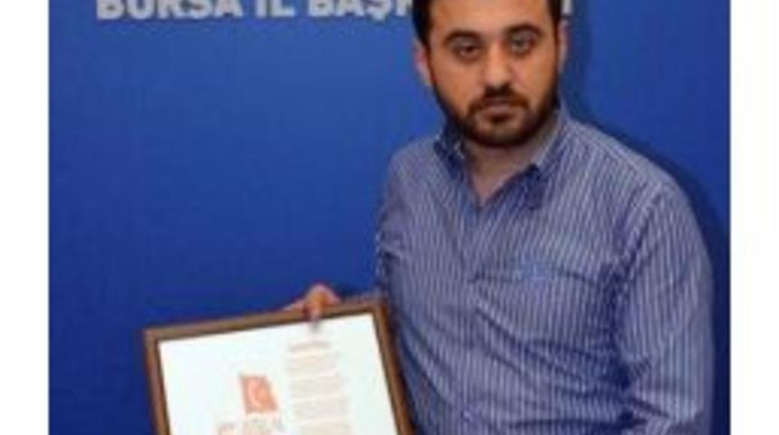 Bursa'dan Ekmeleddin İhsanoğlu'na İstiklal Marşı Panosu