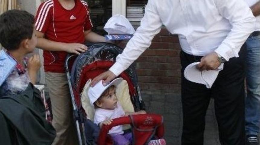 Ak Parti İl Başkanı G&uuml;nnar Ve Ekibi Cumhurbaşkanı Adayı Erdoğan'a Destek İ&ccedil;in Yomra&rsquo;da