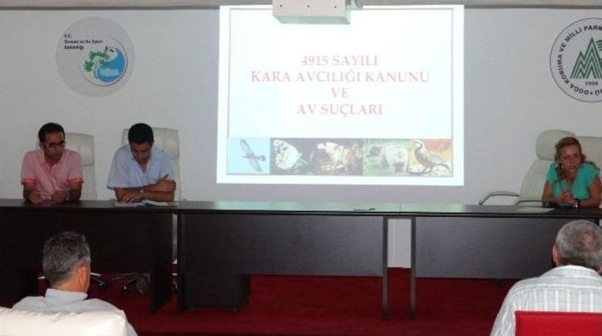 Aydın&rsquo;da Av Kılavuzu Eğitimi Yapıldı