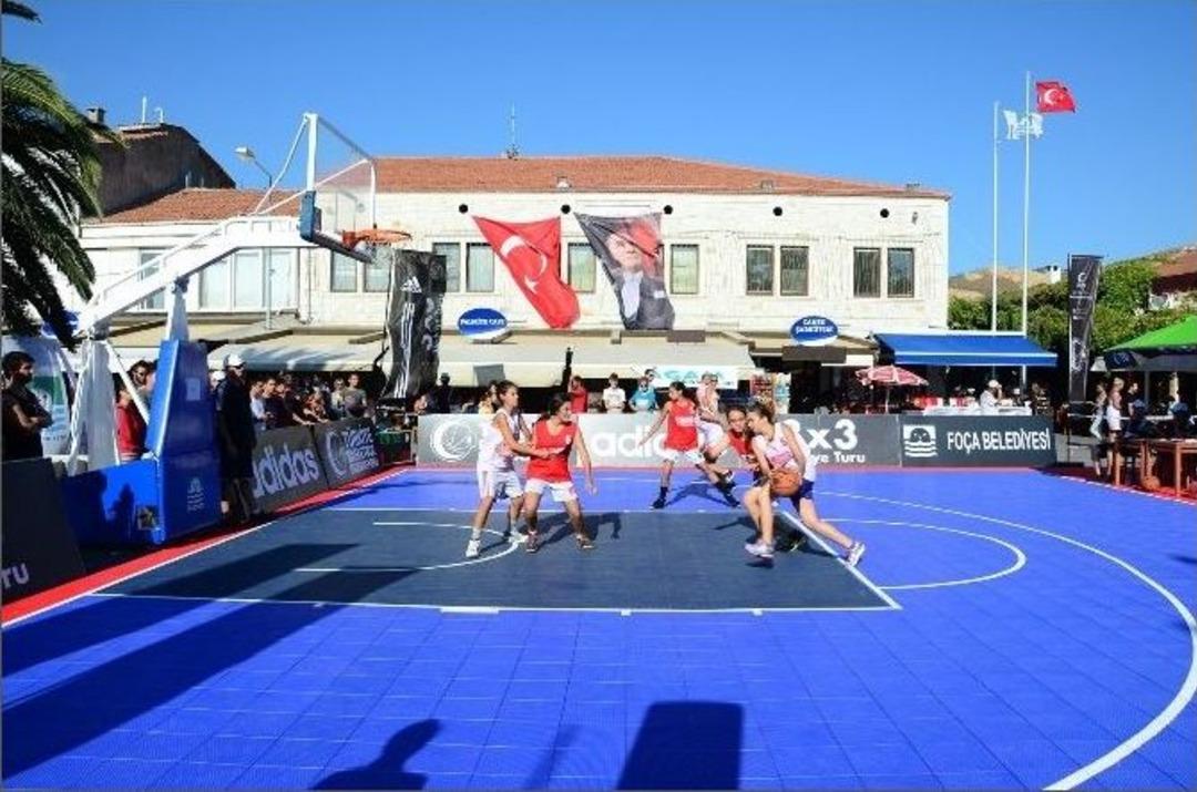 Fo&ccedil;a 3x3 Basketbol Ş&ouml;leni İle Renklendi