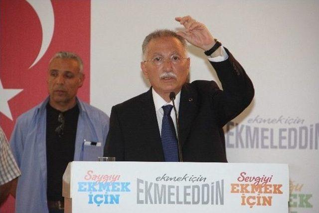 İhsanoğlu, Hatay’da Stk Temsilcileriyle Bir Araya Geldi