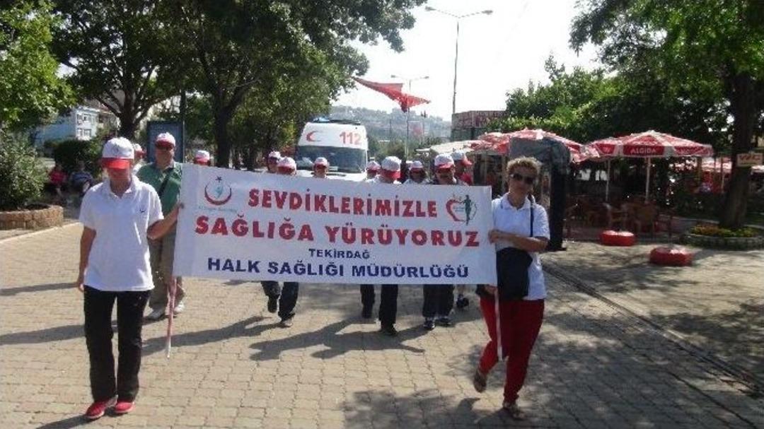 Tekirdağ&rsquo;da Sağlıklı Yaşam Y&uuml;r&uuml;y&uuml;ş&uuml;