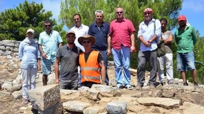 Bodrum Meclis &Uuml;yeleri Pedasa Antik Kenti'ni Ziyaret Etti