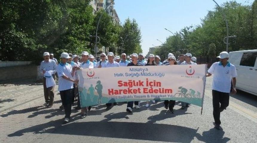 Sağlık&ccedil;ılar, İmamlar İle &ldquo;sağlıklı Yaşam&rdquo; Y&uuml;r&uuml;y&uuml;ş&uuml; Yaptı