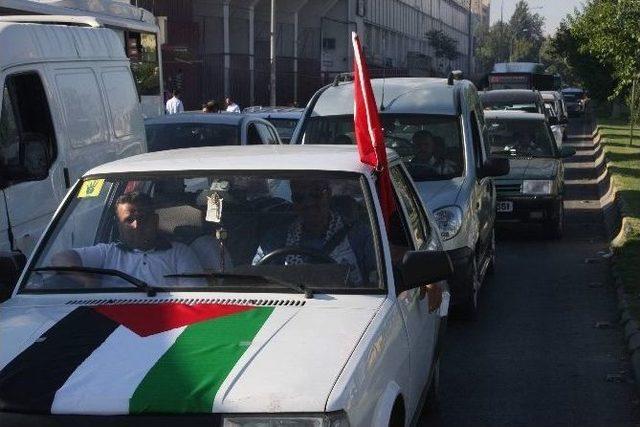 Gaziantep’te Gazze'ye Destek Konvoyu