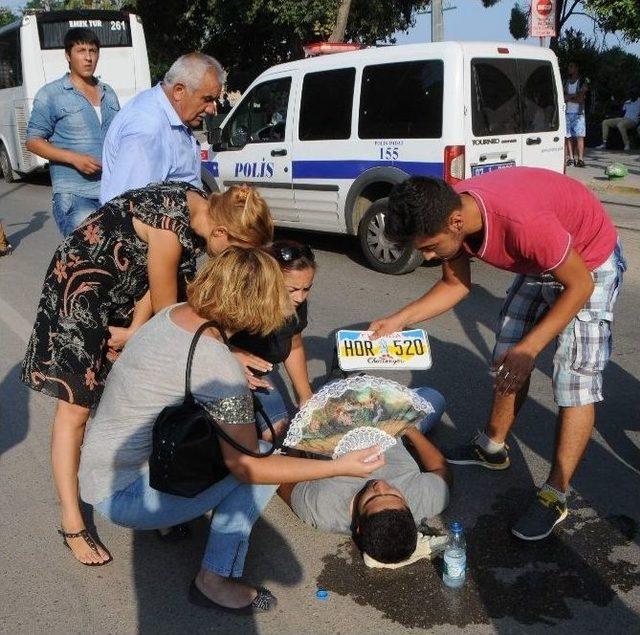 Asker Uğurlama Konvoyunda Kaza: 1 Yaralı