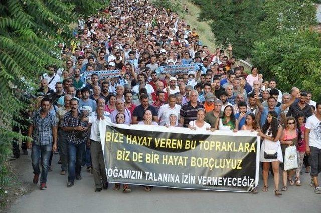 Tunceli’de Baraj, Hes Ve Madenler Protesto Edildi