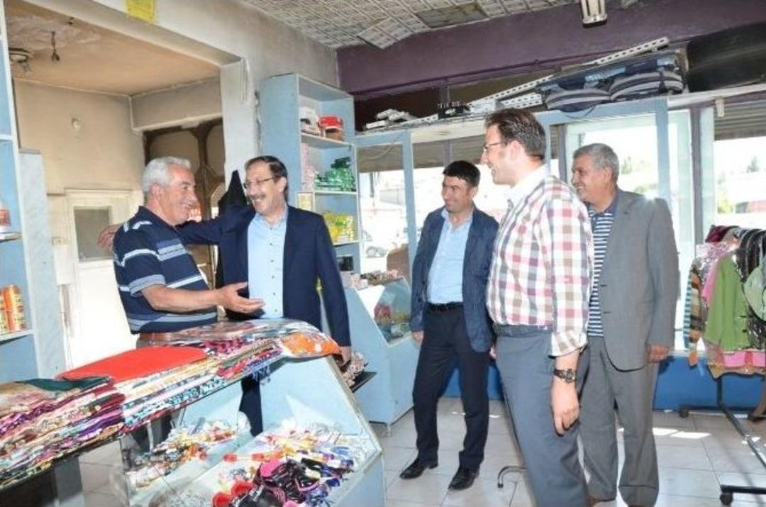 Başkanlar, Cumhurbaşkanlığı Se&ccedil;imi İ&ccedil;in Esnaftan Destek İstedi