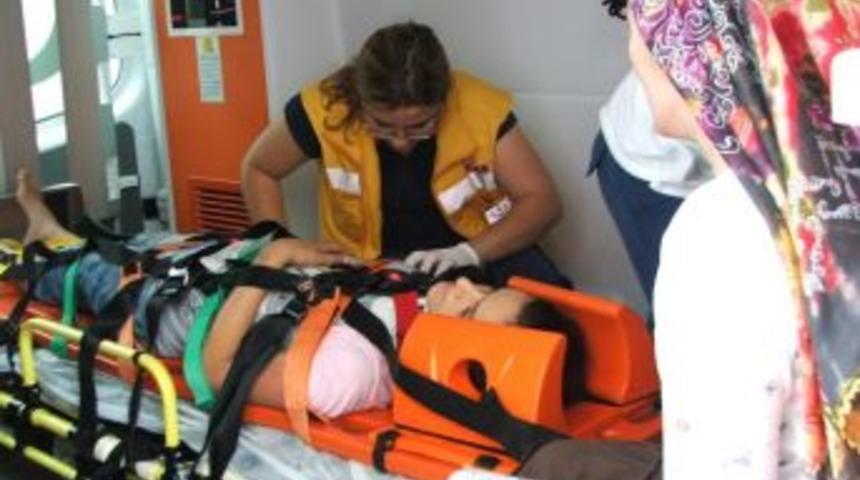 Karam&uuml;rsel'de Trafik Kazası: 1 Yaralı