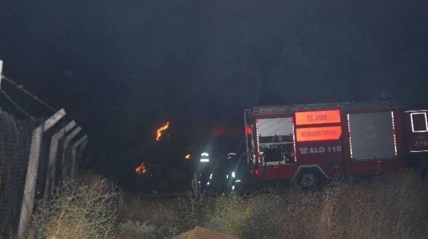 Gece Yarısı Evlere Yaklaşan Alevler Korkuttu