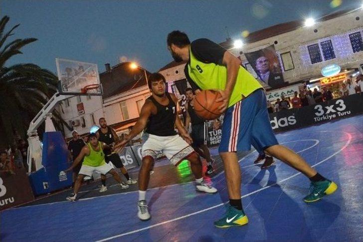 Foça'daki Basketbol Şöleninde Muhteşem Final G1