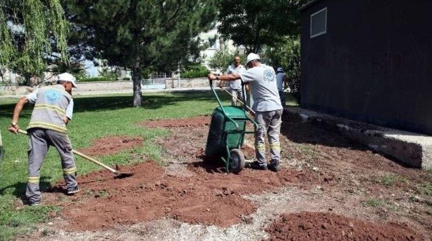 Odunpazarı&rsquo;nda Park Yenileme &Ccedil;alışmaları