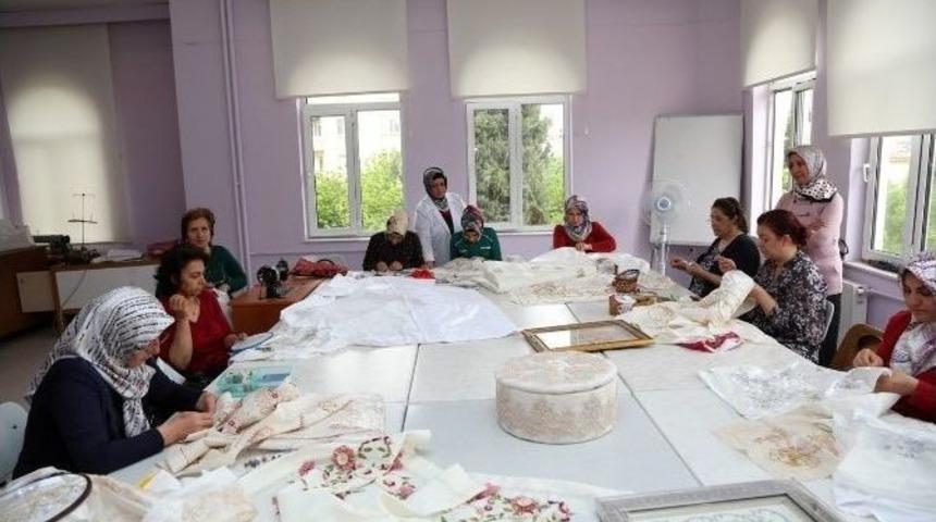 Şehitkamilli Hanımlardan El Beceri Kurslarına Yoğun İlgi