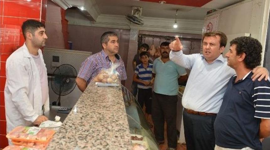 Başkan Erko&ccedil; Esnafı Ziyaret Etti