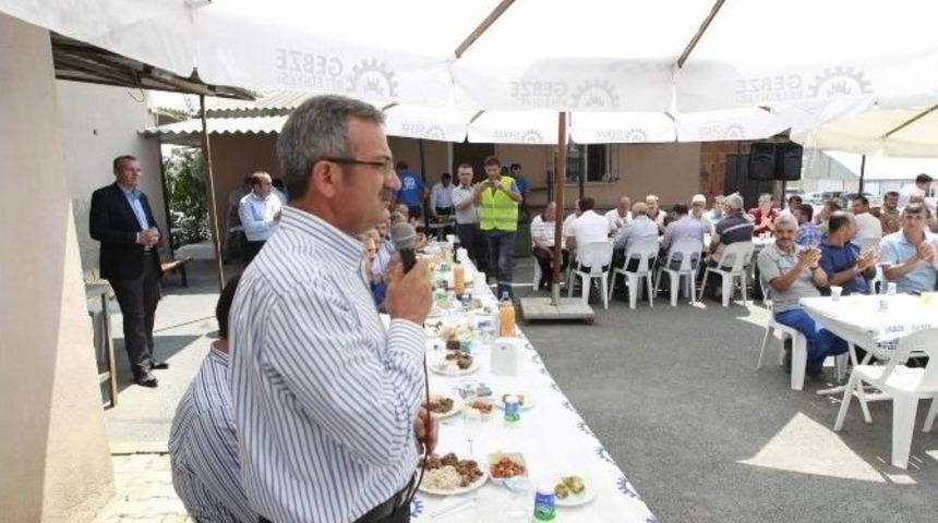 Başkan K&ouml;şker, Fen İş&ccedil;isiyle Buluştu