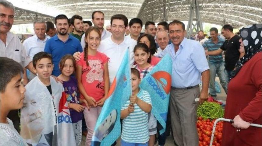 Başkan Yazgı Pazarı Ziyaret Etti