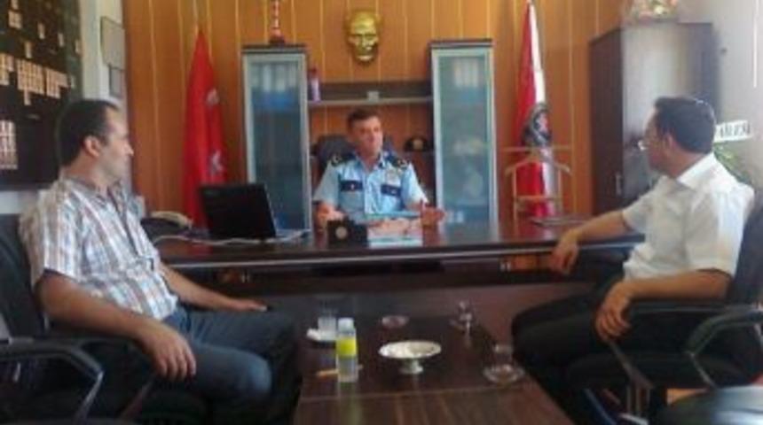 Başkan Muz Kaymakam Ve Daire M&uuml;d&uuml;rlerini Ziyaret Etti