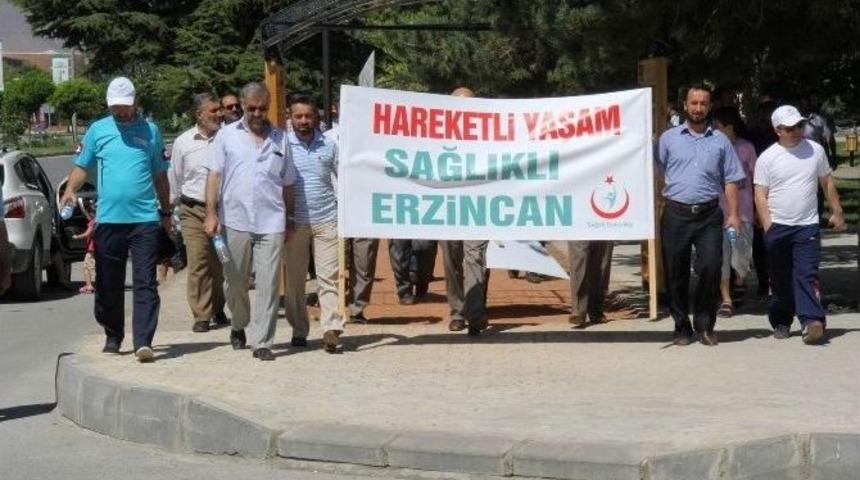 Erzincan Sağlıklı Yaşam İ&ccedil;in Y&uuml;r&uuml;yor