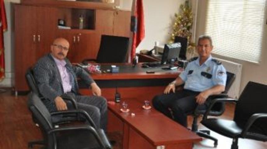 Başkan Samur’dan İlçe Emniyet Amiri Camcı’ya Ziyaret
