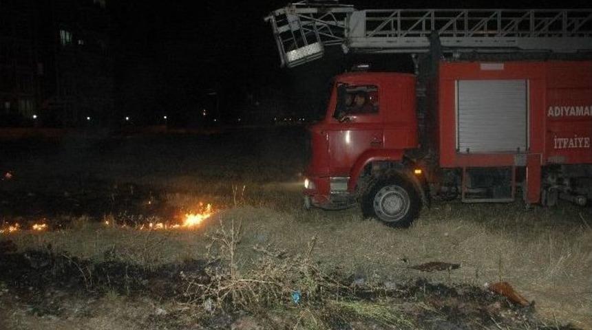 Anız Yangını Korkuttu