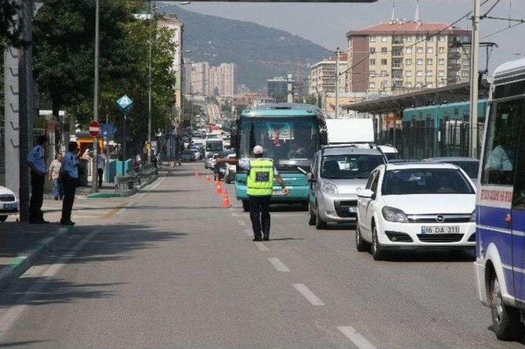 Bursa&rsquo;da Otob&uuml;sler Denetim Altında