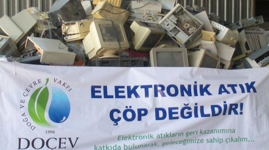 Do&ccedil;ev, Elektronik Atık Toplama Hattı Kurdu
