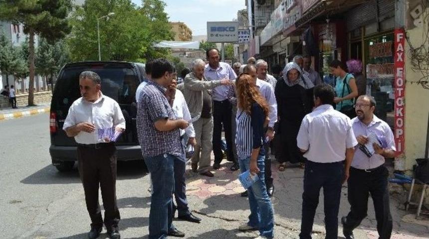 Silvan'da Demirtaş'ın Mitingine Davet Bildirisi