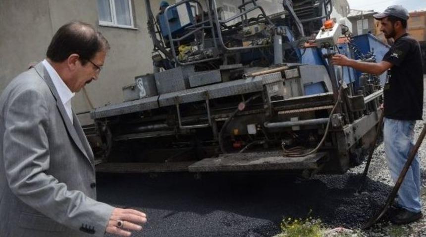 Paland&ouml;ken&rsquo;de Sıcak Asfalt &Ccedil;alışmaları Aralıksız Devam Ediyor