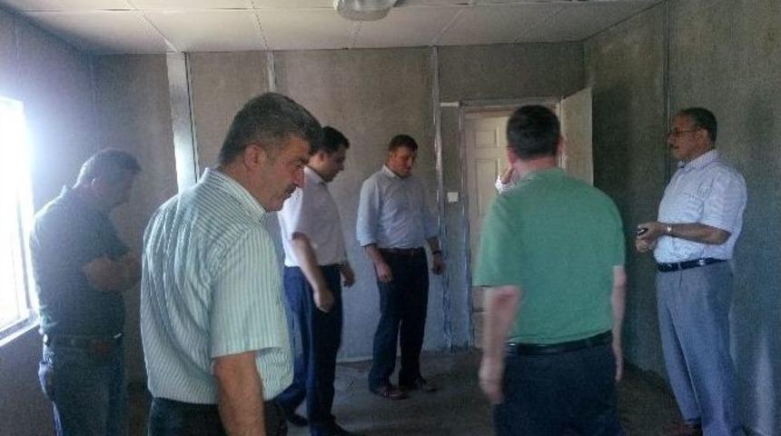 Kaymakam &Ouml;zcan, Sydv Tarafından Yaptırılan Evleri İnceledi