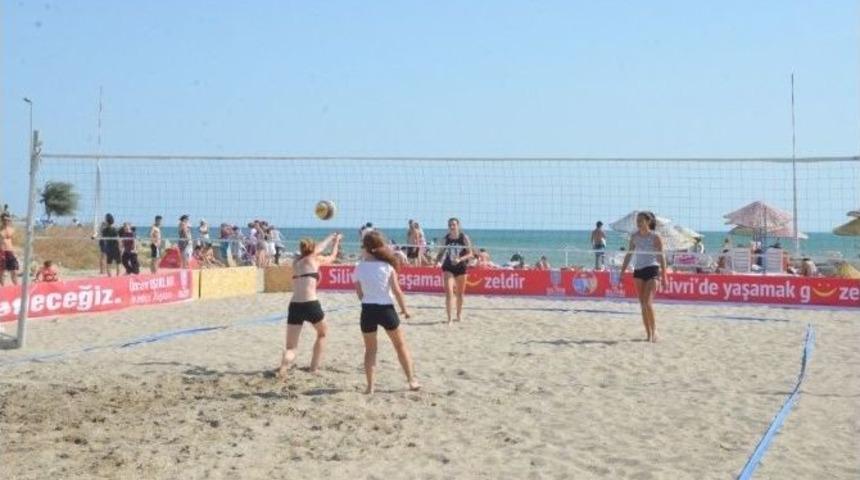 Silivri&rsquo;de Spor Yarışmaları Nefes Kesti