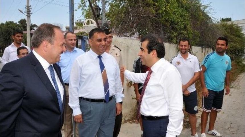 Vali G&uuml;zeloğlu Tarsus&rsquo;ta Bir Dizi İnceleme Yaptı