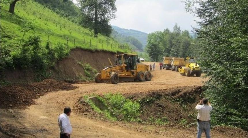 Ordu&rsquo;da Yol &Ccedil;alışmaları
