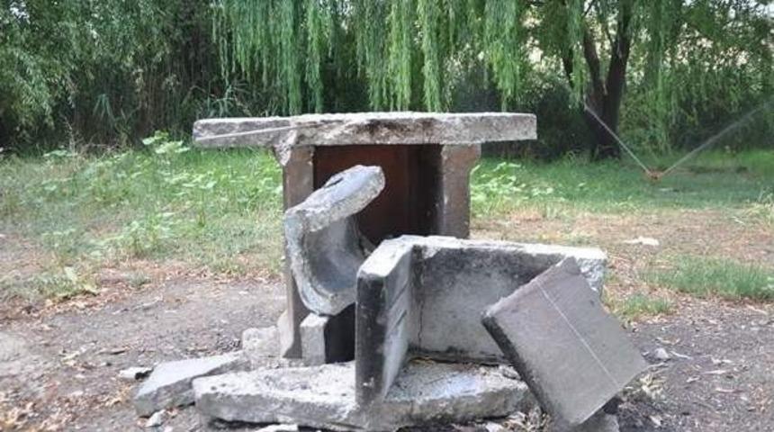 G&ouml;lbaşı&rsquo; İl&ccedil;esinde Parklara Zarar Verildi