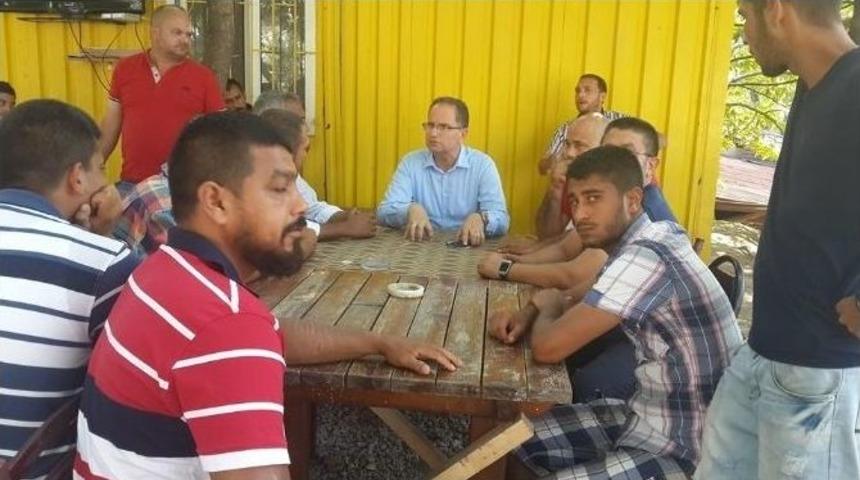 Belediye Yol Kapatma Eylemi Yapan Roman Vatandaşları Bilgilendirdi