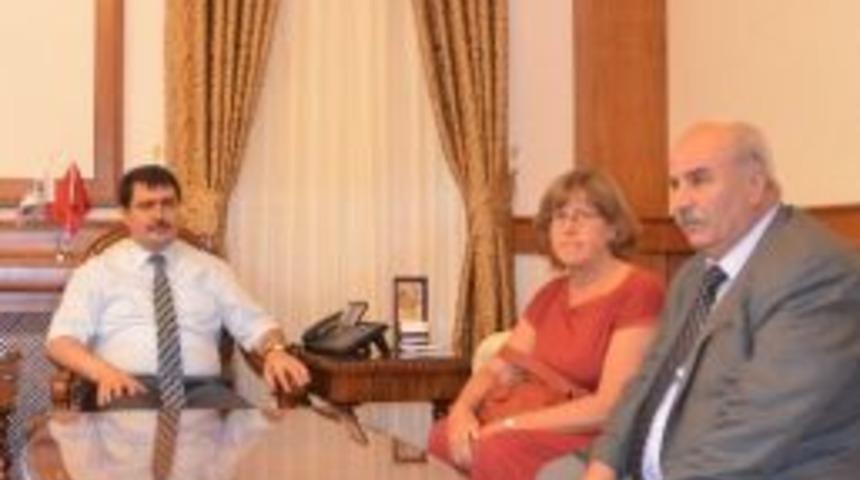 Prof. Dr. Frangipane&rsquo;den Vali Şahin&rsquo;e Ziyaret