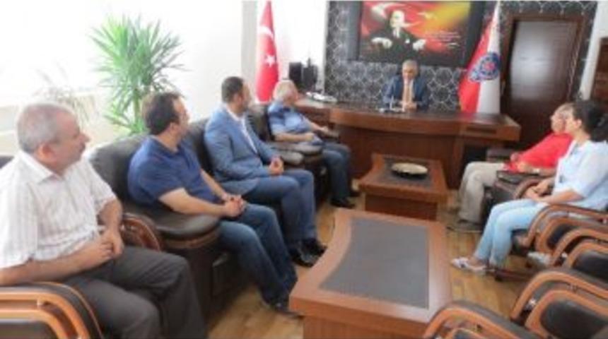 Gazeteciler Cemiyeti&rsquo;nden Emniyet M&uuml;d&uuml;r&uuml; Urhal'a Ziyaret