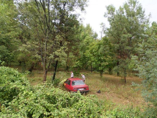 Samsun'da Ağaca Çarpan Otomobilde 4 Kişi Yaralandı