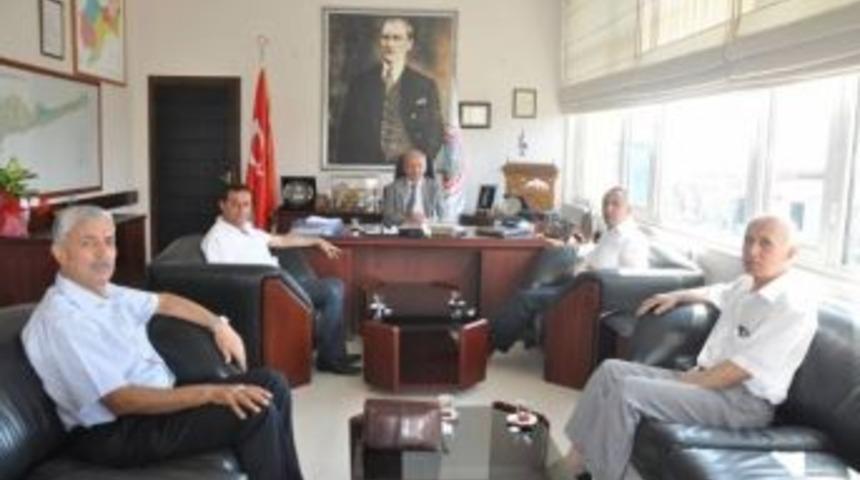 Muratlı Kaymakamı Ve Belediye Başkanından B&uuml;y&uuml;kşehir Belediye Başkanına Ziyaret