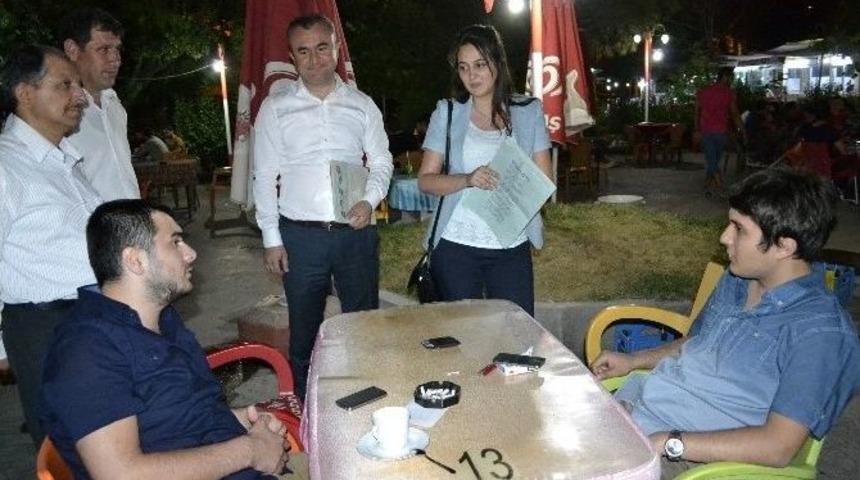Mhp, Denizli&rsquo;de İhsanoğlu İ&ccedil;in Kapı Kapı Dolaşıyor