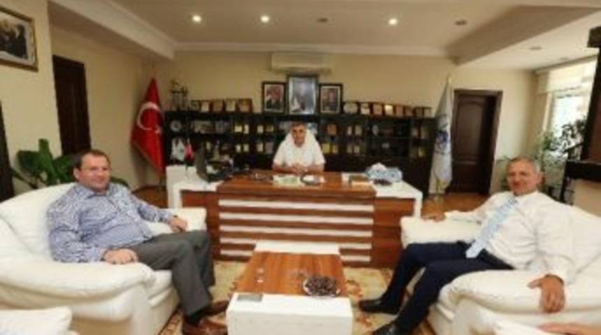 To&ccedil;oğlu Ve Uncuoğlu&rsquo;ndan, Başkan Dişli&rsquo;ye Ziyaret