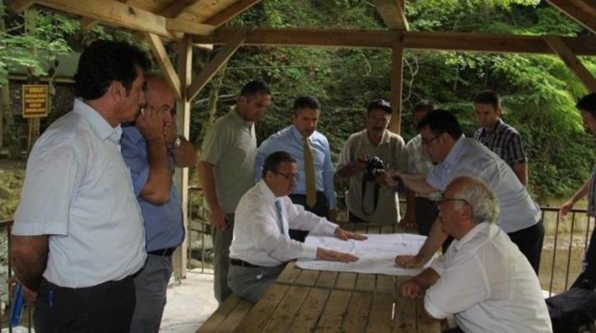 Vali Ali İhsan Su, Samandere Şelalesinde